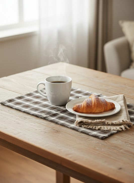 Timeless Check Dining Table Mats